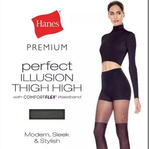 Hanes Premium Women's Perfect Illusion Thigh High